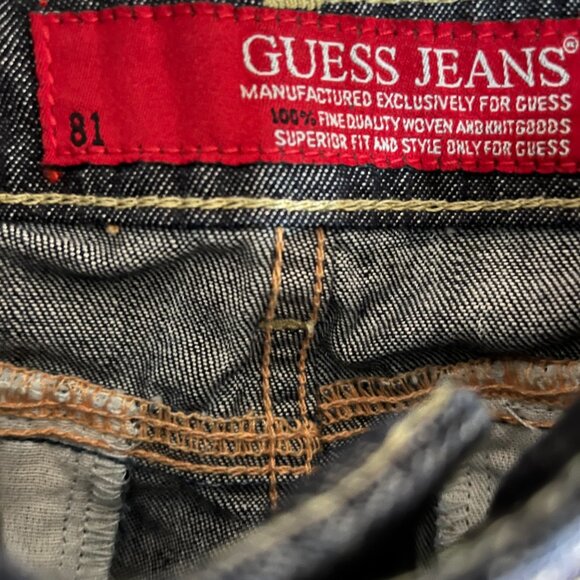 BNWT GUESS ruffle denim skirt (28) - Picture 6 of 9